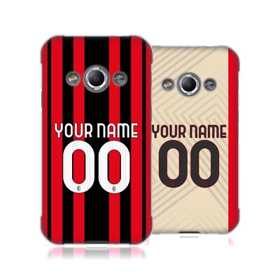 CUSTOM PERSONALIZED AC MILAN 2021/22 KIT SOFT GEL CASE FOR SAMSUNG PHONES 4