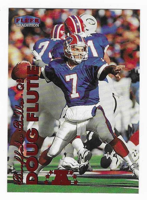 1999 Fleer Tradition Doug Flutie Buffalo Bills Football Card #13