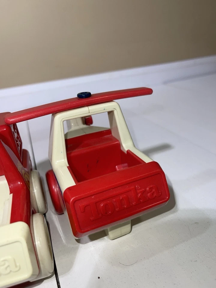 Винтажный 80-х Tonka Грузовик Рейнджер Лодка Пожарные машины Новости Чоппер Лот - Изображение 4 из 4