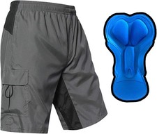Lightweight MTB Cycling Shorts EZRUN 3D Padded Mens