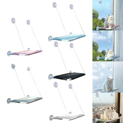 Sunbath Cat Window Bar Hanging Bed Hängematte Saugnapf Haustier Hund