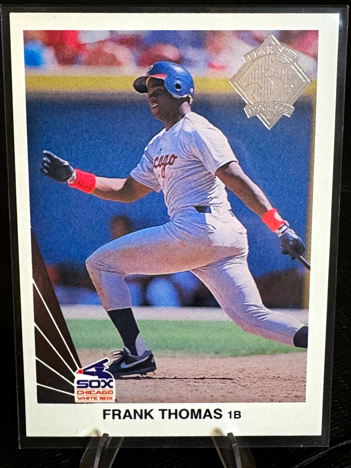 Leaf 1990 Frank Thomas Rookie Base Set #300 Chicago White Sox Baseball Card