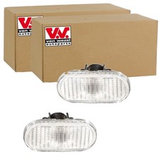 2X VAN WEZEL BLINKER WEIß VORNE BEIDSEITIG PASSEND FÜR DACIA DOKKER DUSTER