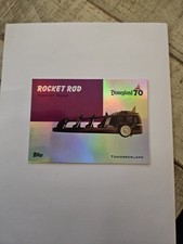 Topps Disneyland 70th Anniversary Rocket Rod Tomorrowland T54-11 Rainbow Foil