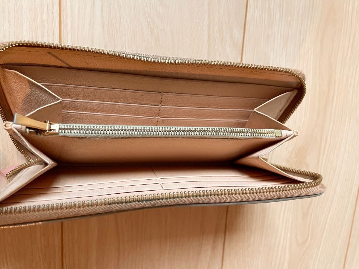 Celine Large Zip Multi-function Wallet Brown Leat… - image 4