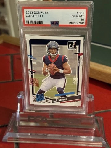 2023 Panini Donruss Rated Rookie C.J. Stroud #339 RC PSA 10 GEM MINT