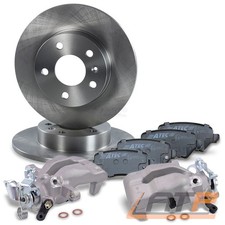 2x BREMSSCHEIBE Ø264 BELÄGE BREMSSATTEL HINTEN FÜR OPEL ZAFIRA B BJ 05-15