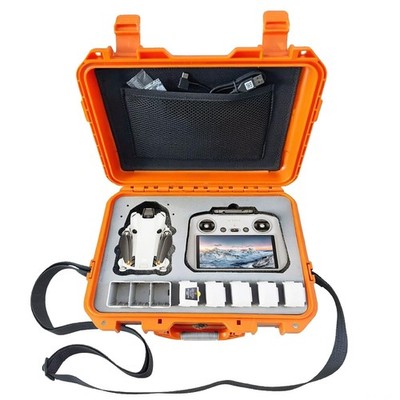 INNVO Waterproof Hard Case Compatible with 14.3 x 11.4 x 4.5 inches, Orange