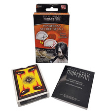 Mindfreak Criss Angel Secret Deck 1 With Instruction Book 100 Card Tricks NIB