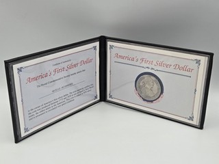 1800 Mo FM Spanish Empire 8 Reales Silver Coin PCS Portfolio COA Set
