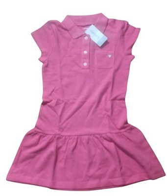 Carters Girls Pink Polo Dress Size 4