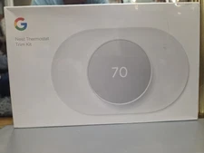 Google Nest Thermostat Trim Kit - Snow White (GA01837-US)