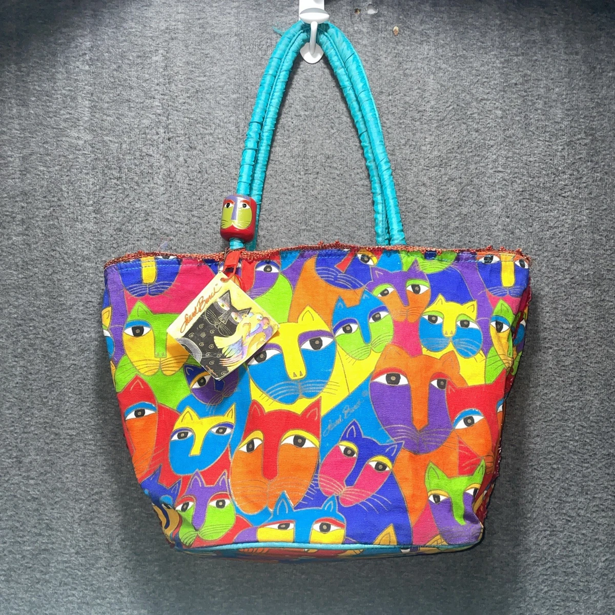 Laurel Burch Cotton Exterior Cat Bags & Handbags for Women 
