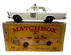 Matchbox Series Lesney 55/59 Ford Galaxie Police Car  Original Box (P3)