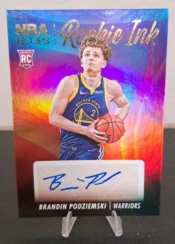 2023-24 Hoops Brandin Podziemski Rookie Ink RC Auto #RI-POD