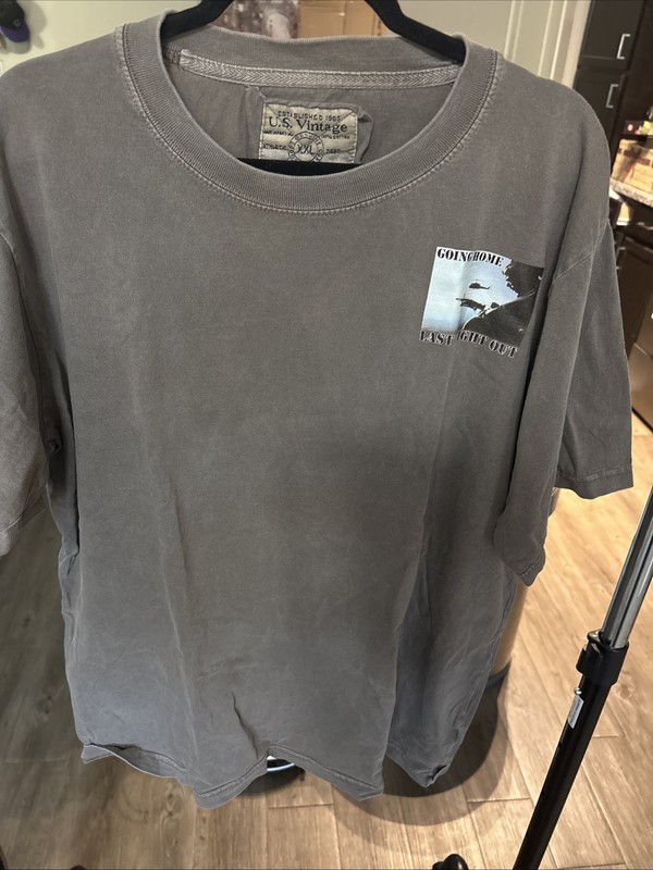 Going Home Last Flight Out US Vintage T-shirt Key West-Havana XXL