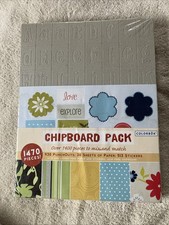 Chipboard Pack 1470 Pieces Colorbok PunchOuts...