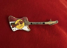 Hard Rock Cafe Two Toned Guitar Pin -Nashville 