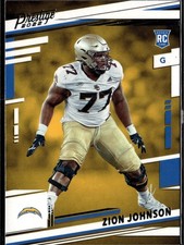 2022 Panini Prestige #381 Zion Johnson