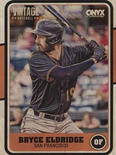 2025 Bowman Chrome Bryce Eldridge Giants VIP Purple Refractor #'d