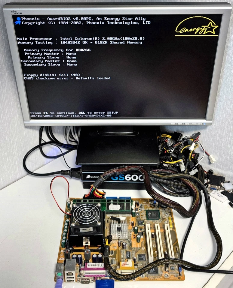 100% TEST DFI 845GV-MLV REV. C Intel 845GV Socket 478 Industrial Motherboard - Image 2 of 4