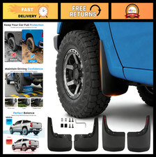 All-weather Mud Flaps For 2019-2026 Chevrolet Silverado 1500 - No-drill 4pcs Set