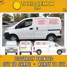 Nissan NV200 Fahrzeug Grafik Aufkleber - Schild Schrift - Panel Wrap Airlease