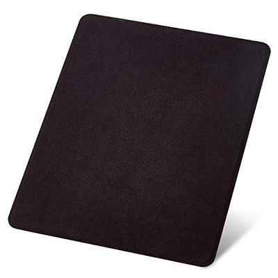 ELECOM Suede Leather Background Mouse Pad/Washable/Stylish Casual Design Black
