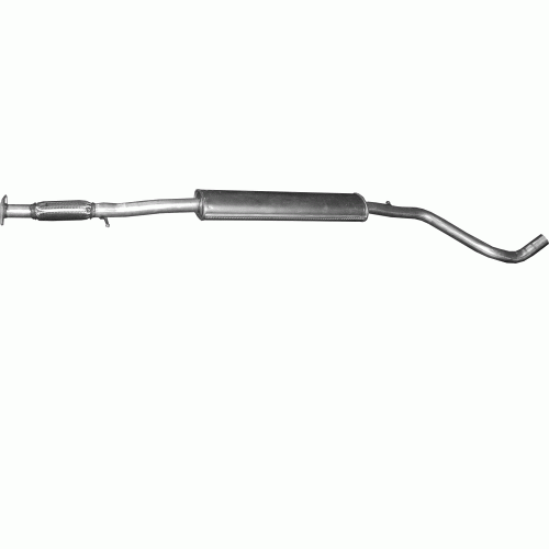 Auspuff Zentralschalldämpfer für Fiat 500 1.4 70-100 PS 2007-2010