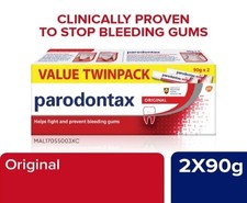 TwinPack 2 X 90g Parodontax Original Toothpaste Daily Care for Bleeding Gums