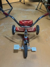Vintage Roadmaster Tricycle made in USA Red White Nice Shape
