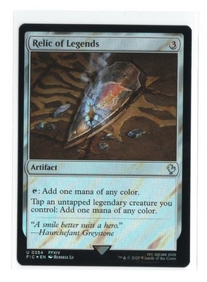 Relic of Legends (Surge Foil) U MTG FF Collector Commander 354 NM