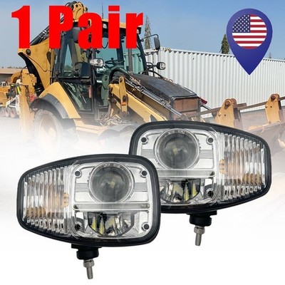 LED Headlights For Caterpillar Backhoe Loader(s): 422E,422F,428E,428F,432E, 432F