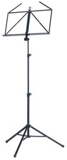 K M Heavy Duty Adjustable Music Stand 23 to 48 inches for Musicians Black