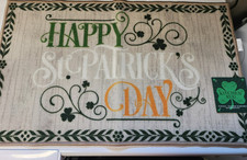 St. Patrick's Day Kitchen Rug - Machine Washable - Skid Resistant