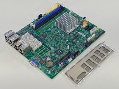 Supermicro A1SRM-LN5F-2358 DDR3 Micro ATX Motherboard with Intel Atom C2358 CPU