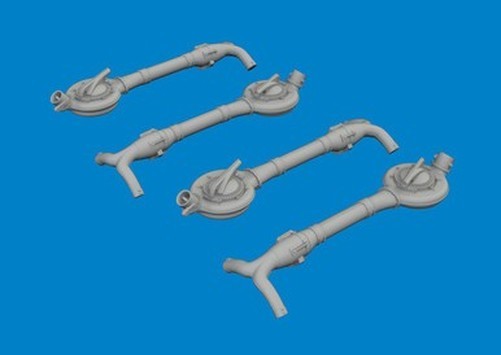 Eduard 6481112 1/48 B-24D Turbochargers PRINT Brassin