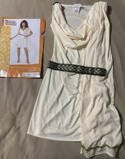 Women's Deluxe Classic Toga Greek Roman Goddess California Costumes SZ Small 6-8