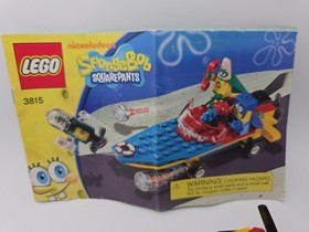 LEGO SpongeBob SquarePants Heroic Heroes of the Deep 3815  Incomplete 