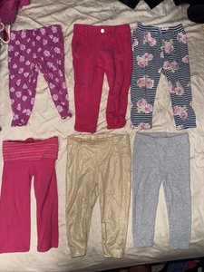 18M baby girl pants, 6 pack Lot Carters Garanimals