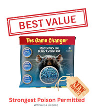Strongest Rat poison ,  Acts fast, Deadly to Mice and Rats