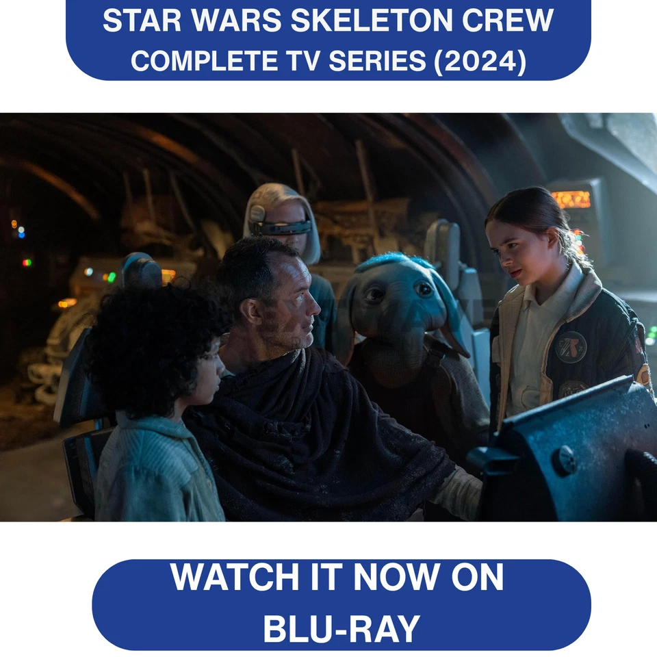 Star Wars Skeleton Crew (2024) TV Series Blu-ray BRAND NEW 1080p Region Free - Image 2 of 4