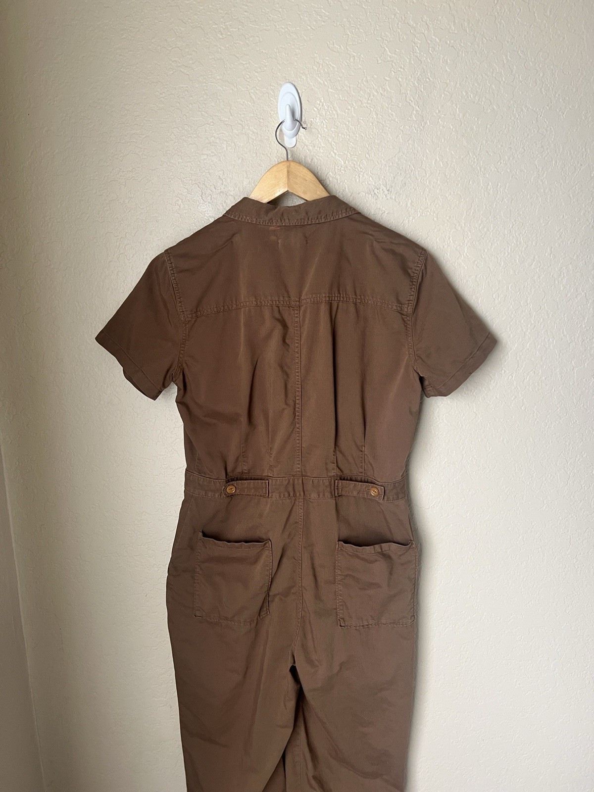 Outerknown Brown Button Pant Playsuit - image 7