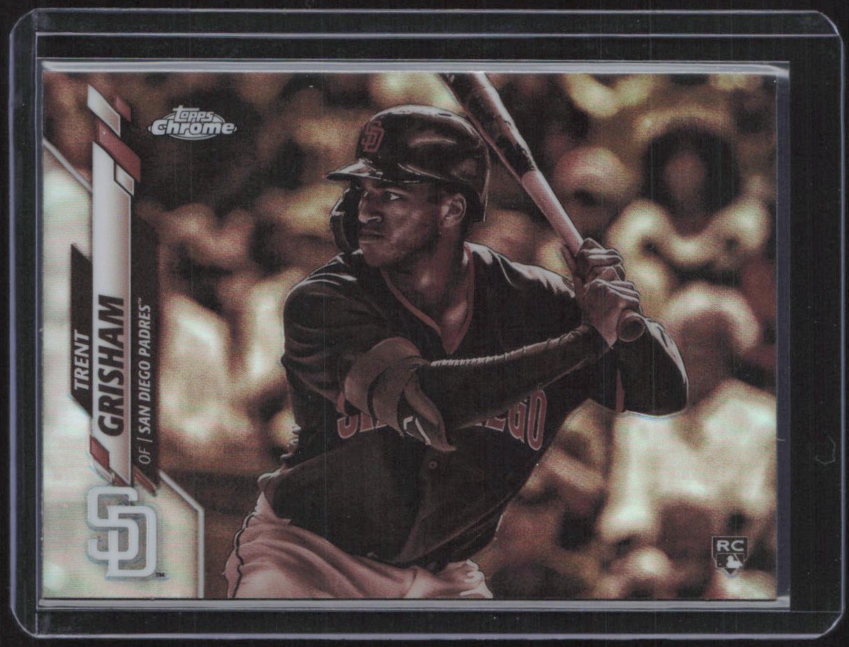 2020 Topps Chrome #101 Trent Grisham Sepia Refractor Rookie