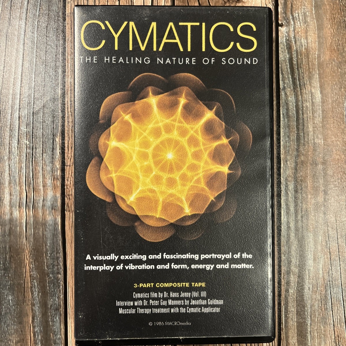 CYMATICS - The Healing Nature of Sound 1986 VHS Tape | eBay