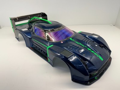 Used Arrma Vendetta 4x4 All Road 3s BLX Painted Decaled Body Blue 0979