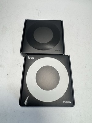 Loop Switch 2 Earplugs Set of 2 Black & White Never Used Open Box Retail Packagi