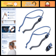 2-Pack Adjustable Replacement Headgear for AirFit P10/N30, Soft Elastic, Quick-F