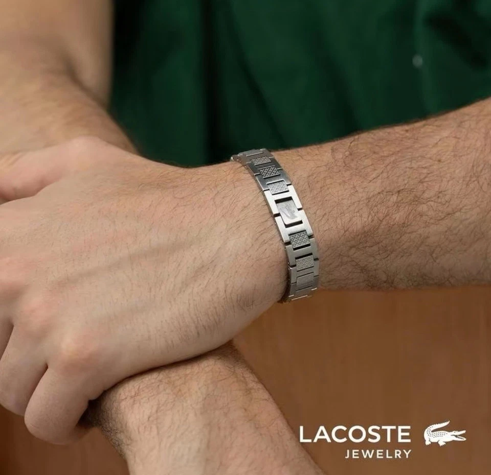 Lacoste Armband Toggle Metropole Silber Unisex Ideal als Geschenk  - Bild 3 von 4