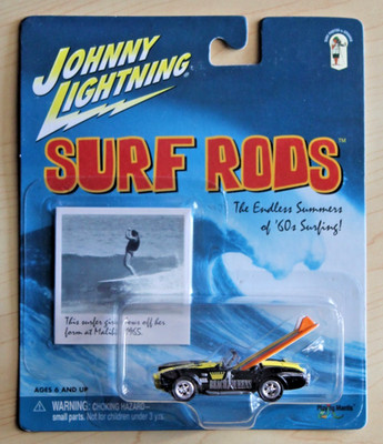 2001 Johnny Lightning Surf Rods ''Beach Queens'' Shelby Cobra 1/64